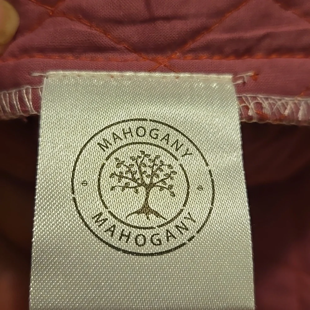 Mahogany Gina Quilted Cotton Floral Kimono Short Robe And PJ Bottoms